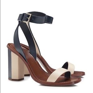 Tory Burch Bleecker Strappy Hexagon Heels